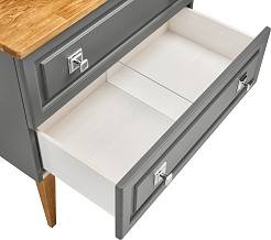 ASB-Woodline Тумба с раковиной Каталина 80 grey – фотография-7